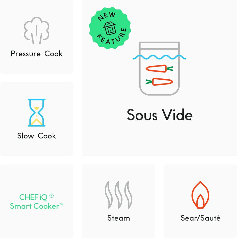 CHEF iQ Smart Pressure Cooker with WiFi and Built-in Scale