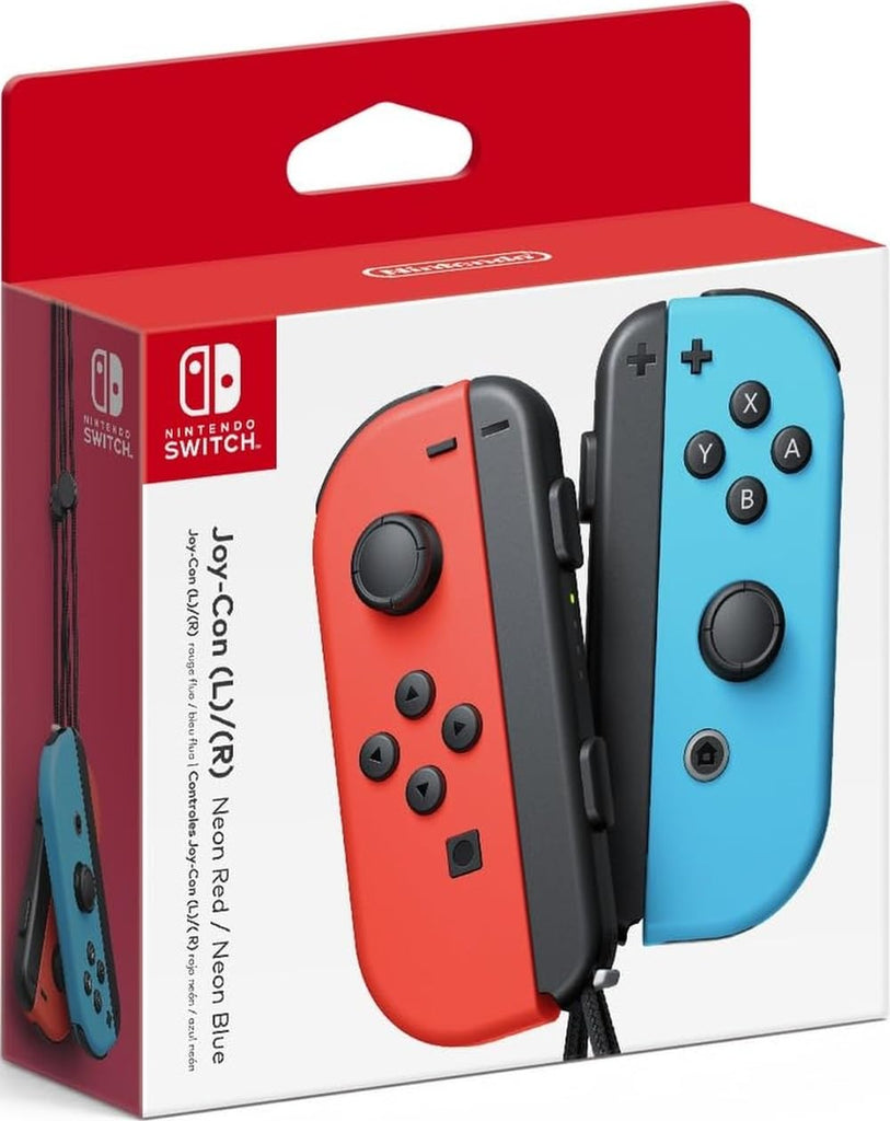 Nintendo Joy-Con (L/R) - Neon Red/Neon Blue - Neon Red