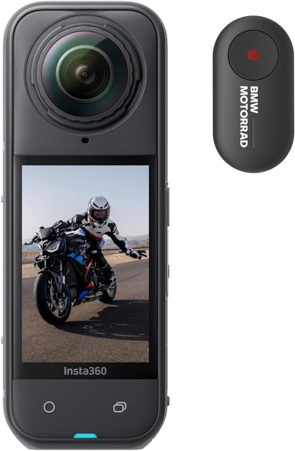 Insta360 X5 BMW Motorrad Edition — Cámara de acción 360 8K resistente al agua