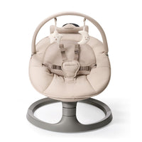 Momcozy 2-in-1 Electric Baby Swing, Dual-Arm Support System, Khaki