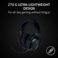 Razer BlackShark V3 X HyperSpeed Wireless PC Gaming Headset, Black
