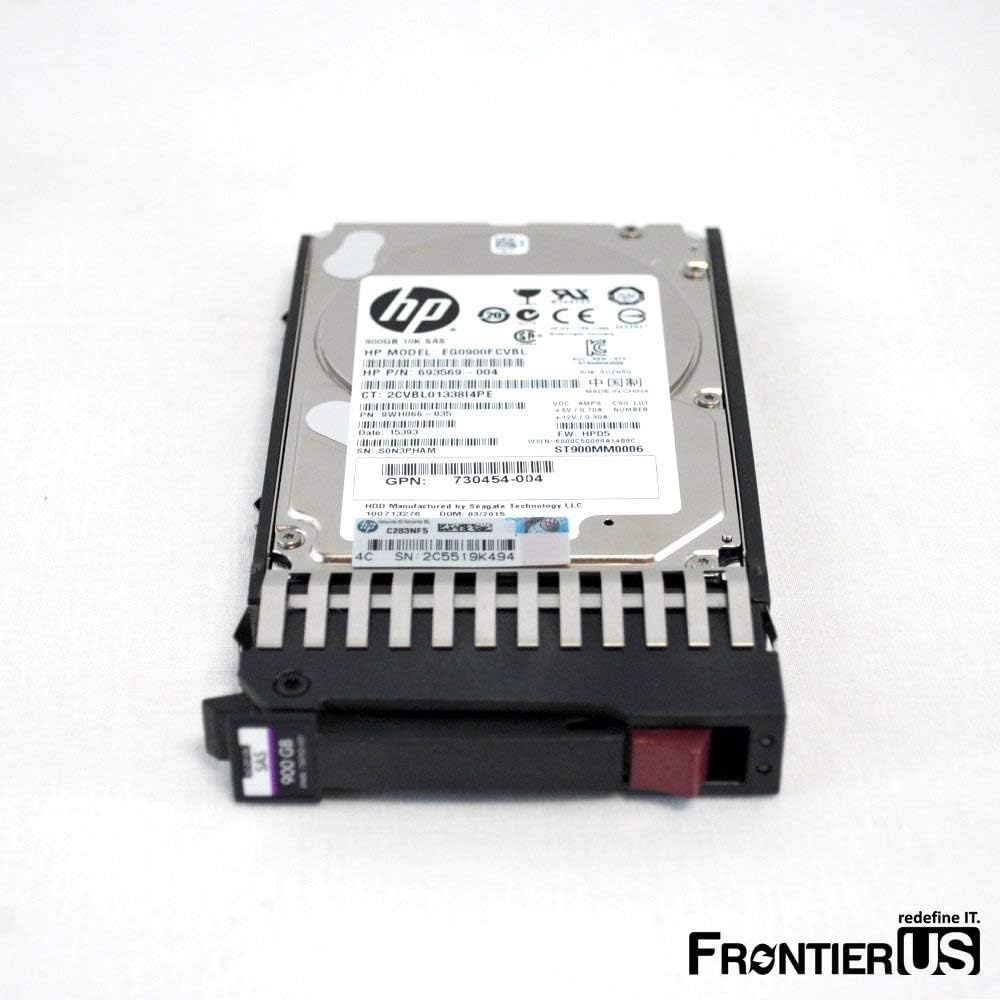 HP 730703-001 MSA 900GB 6G SAS 10K 2.5 SFF (Renewed)