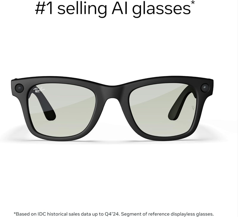 Ray-Ban Meta (Gen 1), Wayfarer, Matte Black