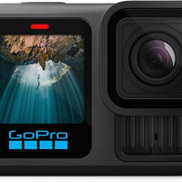 GoPro HERO13 Black Accessory Bundle - Includes The Handler, 2 Enduro Batteries, 2 Curved Adhesive Mounts, 64GB SanDisk MicroSD Card, and Carrying Case