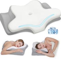 Missleep Cervical Neck Pillow,Memory Foam Pillows