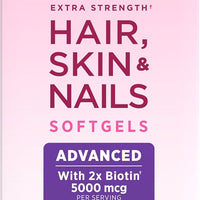Nature's Bounty Advanced Hair, Skin & Nails, 150 Rapid Release Softgels - 150 Count