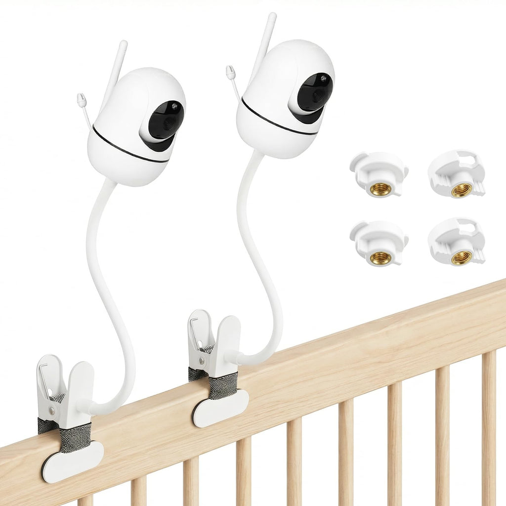 SZSDMY 2Pcs 15.7in Baby 360°Flexible Monitor Mount Compatible for HelloBaby HB6560/ HB6550/ HB65/ HB40/ HB6339/ HB66/ HB