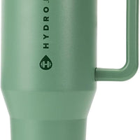 HydroJug Traveler 40oz, Insulated Tumbler with Handle & Straw, Sage