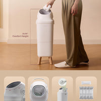 Momcozy Cubo para Pañales con Control de Olores
