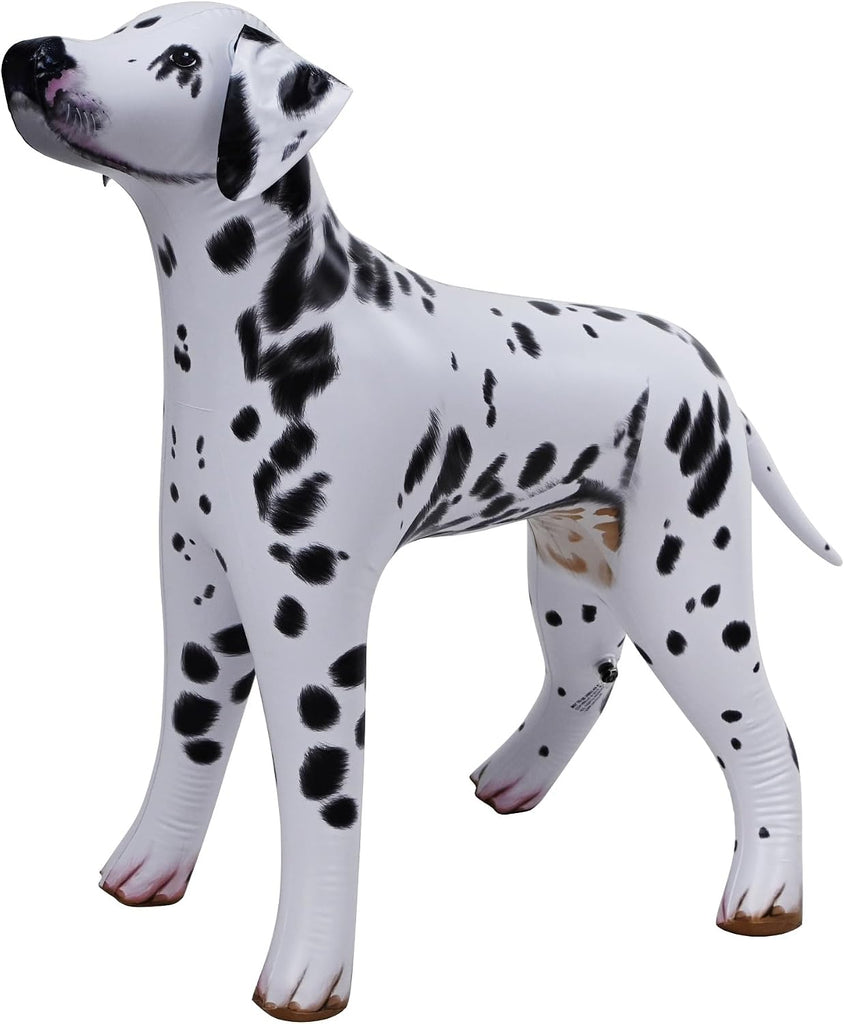 Jet Creations 39" L Inflatable Dalmatian Dog Black White Animal Puppy Pet Figure for Decor Play Thanksgiving Christmas W