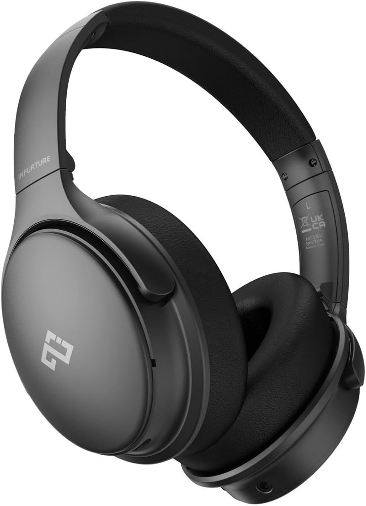 INFURTURE Over Ear Headphones Active Noise Cancelling Headphones, H1 Wireless Bluetooth Headset, Deep Bass Headset, Low