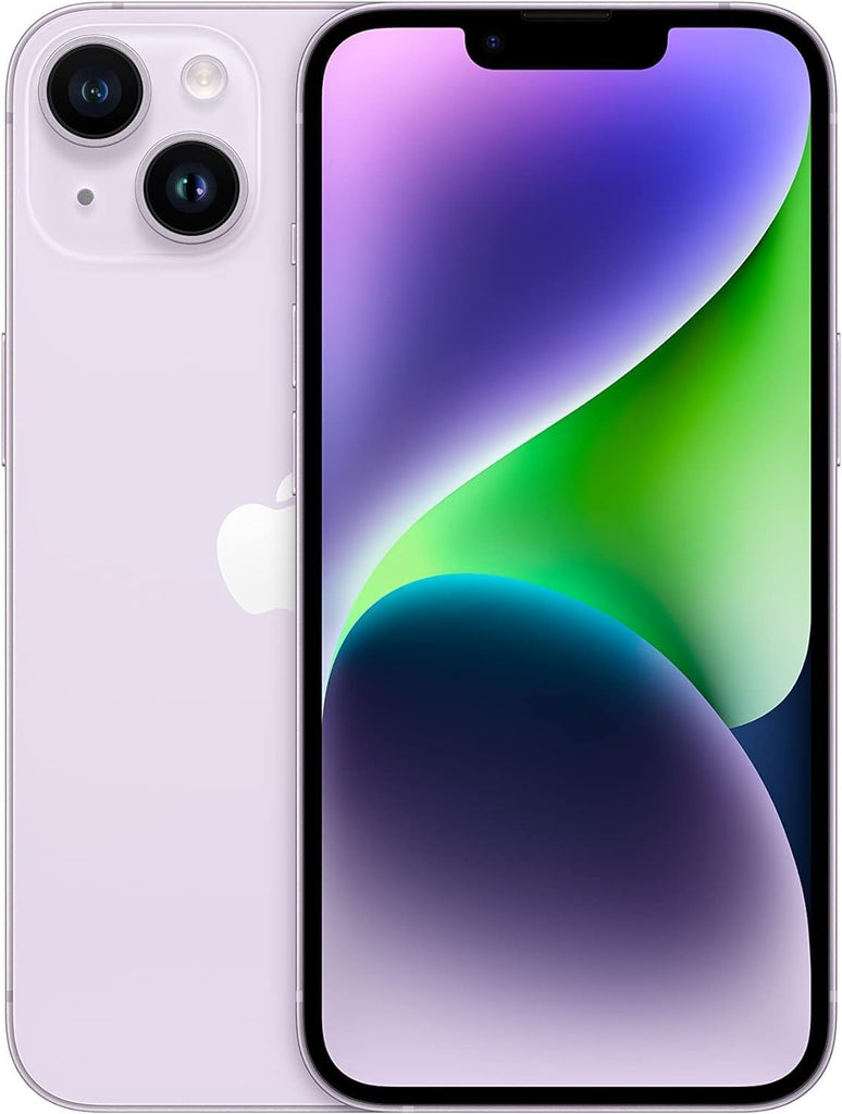 Apple iPhone 14, 256GB, Purple for GSM Carriers (Renewed)