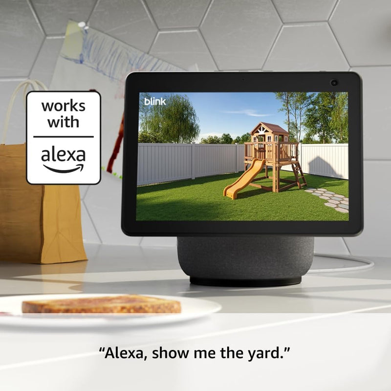 Blink Outdoor 4 – Wireless smart security camera, two-year battery life, 1080p HD day and infrared night live view, two-way talk. Sync Module Core included – 1 camera system
