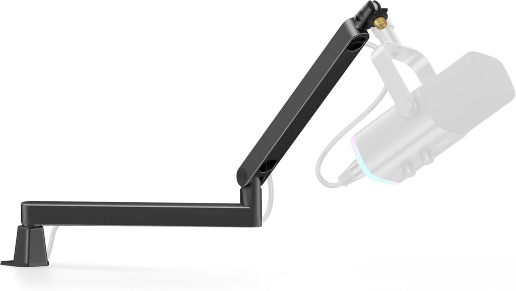 InnoGear Low Profile Mic Arm Boom Arm Microphone Stand Desk Mount, Black