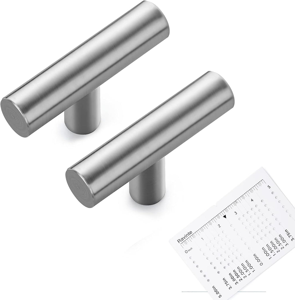 Ravinte Brushed Nickel Cabinet Pulls, Cabinet Handles, 2 Inch, 24 Pack