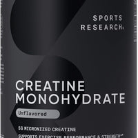 Sports Research® Creatine Monohydrate Powder 5g, Unflavored (100 Servings)