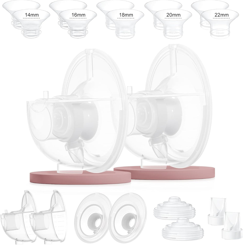 Breast Pump Parts Compatible with Momcozy M5, 2 Full Collection Cups