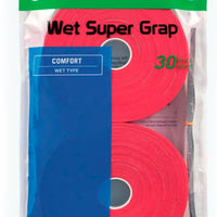 YONEX Super GRAP 30-Pack Racket Grips, Red