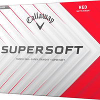 Callaway Golf Supersoft Golf Balls (2025, Red)