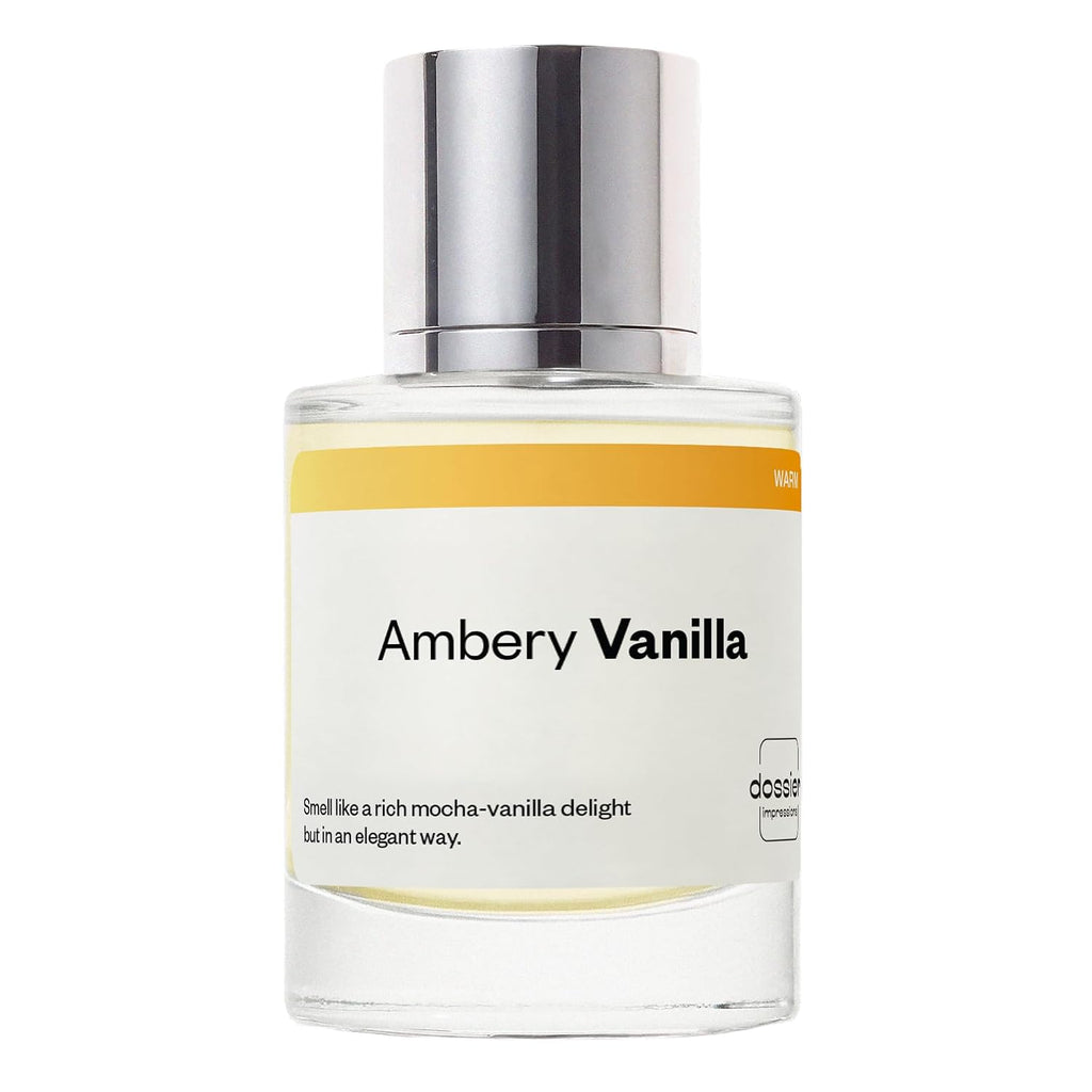 Dossier - Ambery Vanilla - Eau de Parfum - Vanilla Perfume - Inspired by Black Opium - Long-Lasting Fragrance - Feminine - 1.7 fl oz (50ml) - 1.7 Fl Oz (Pack of 1)