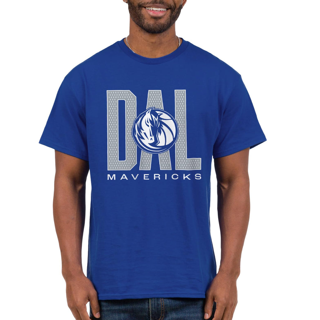 Junk Food NBA - Dallas Mavericks City Mesh Adult SS T-Shirt Royal Blue