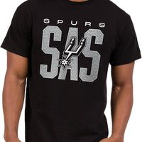 Junk Food NBA - San Antonio Spurs City Mesh Adult SS T-Shirt Black