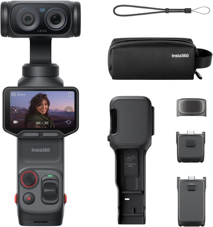 Insta360 Luna Ultra Endurance Bundle — Cámara vlogging 8K con lentes Leica