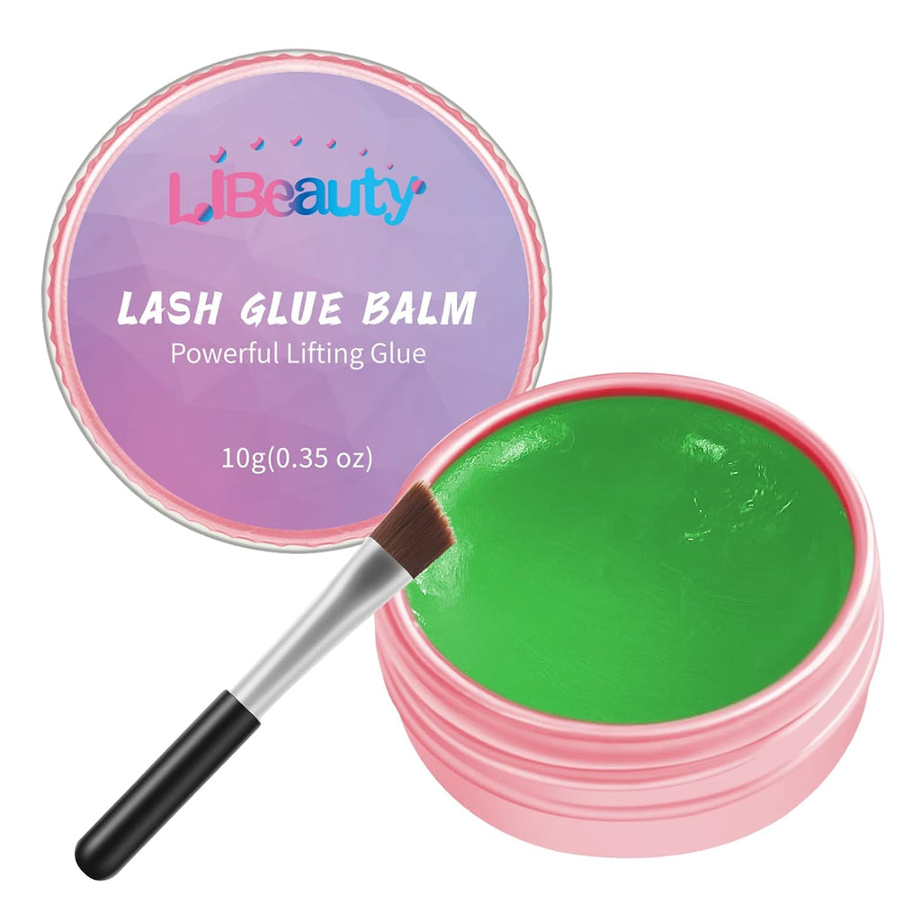 Libeauty Lash Lift Glue Balm Lash Lift Adhesive Strong Sticky Fruit Flavor Eyelash & Eyebrow Perm Glue Balm Brow Laminat