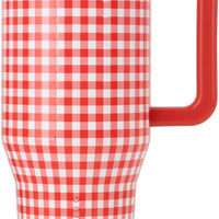 HydroJug Traveler 40oz, Insulated Tumbler with Handle & Straw, Summer Picnic