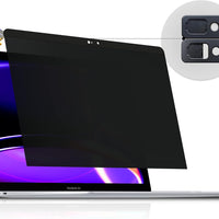 Peslv Magnetic Privacy Screen for MacBook Pro 15 Inch (2012-2015), Removable Anti Blue Light Glare Peep Filter Black Out