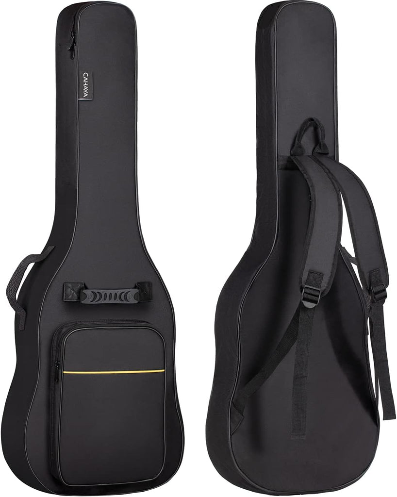 CAHAYA Electric Guitar Case 0.35in Padded Soft Gig Bag Backpack Waterproof