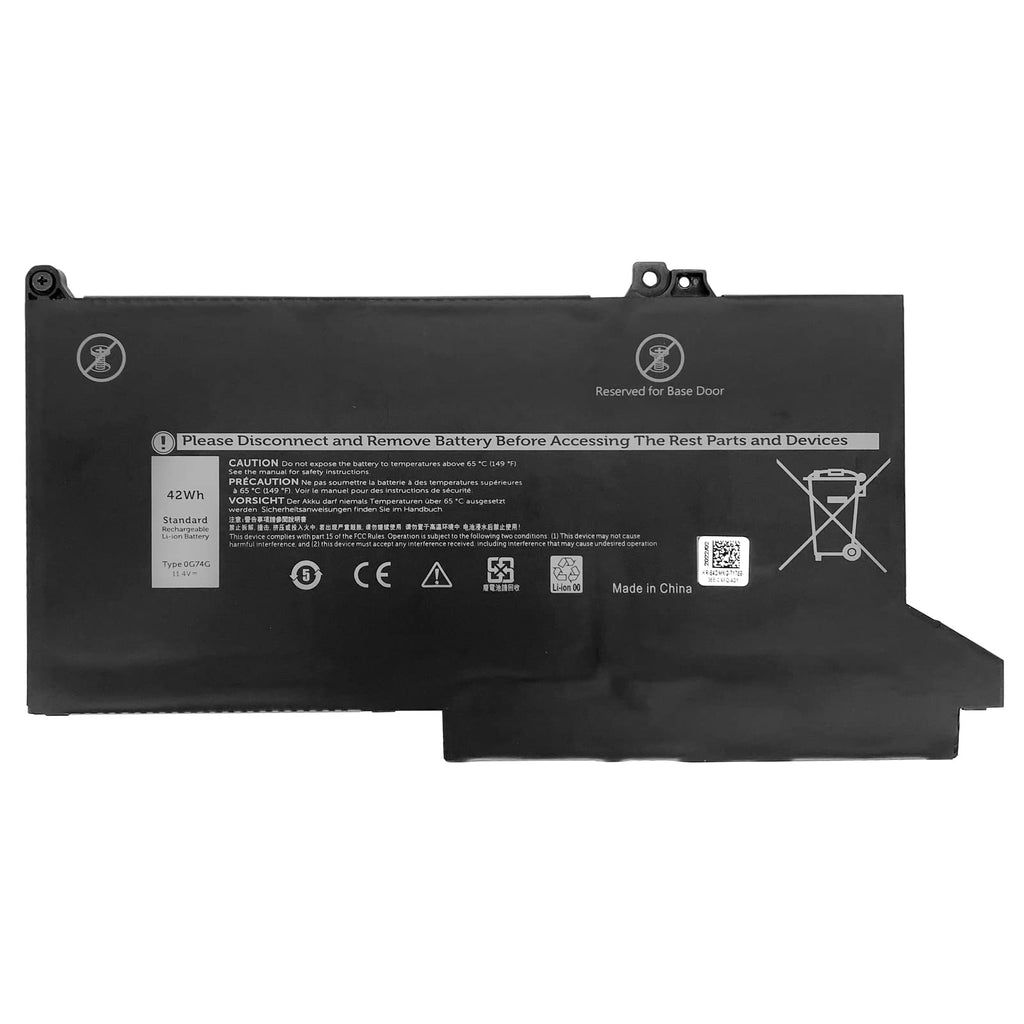 NBULBL 0G74G Laptop Battery Replacement for Dell Latitude 5300 2-in-1 5310 7300 7400 Series Notebook OG74G 2PFPW 02PFPW