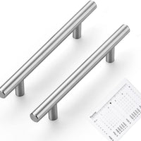 Ravinte Brushed Nickel Cabinet Pulls, Cabinet Handles, 4 Inch CC, 10 Pack