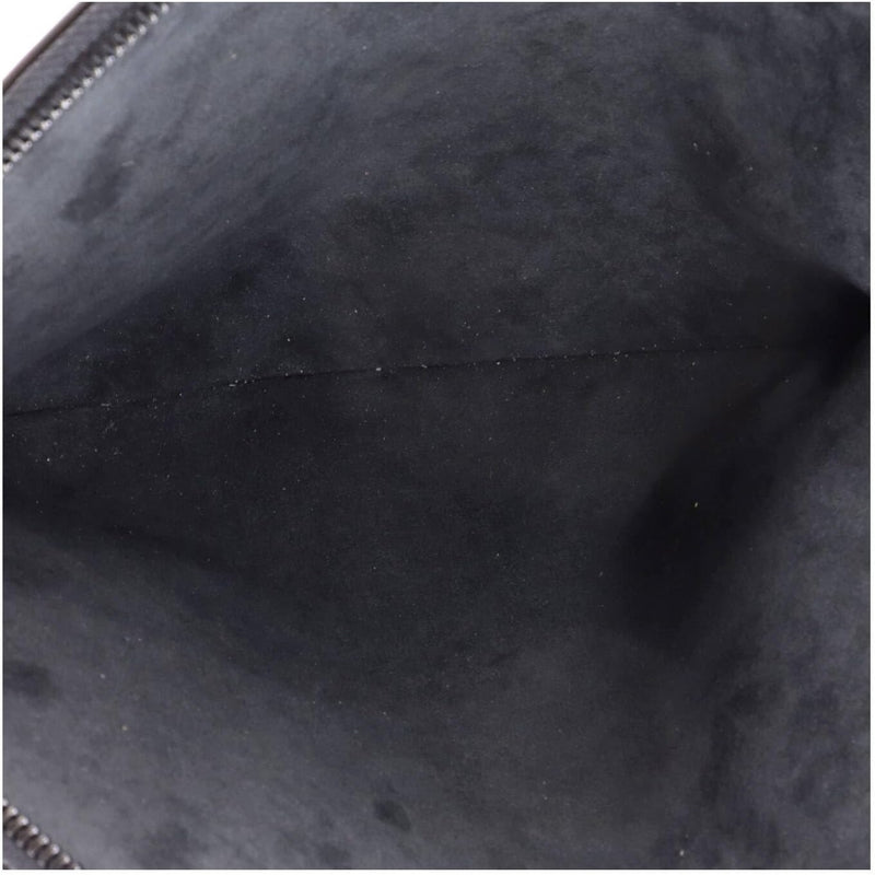 Louis Vuitton Estuche de mano para discos de vinilo de segunda mano, color negro
