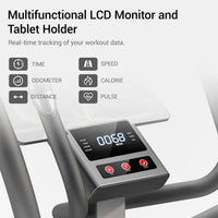 UMAY Elliptical Exercise Machine with 15.5''-17'' Stride & Heart Rate