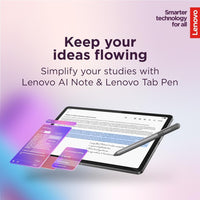 Lenovo Idea Tab - College Tablet - 11″ 2.5K IPS Touchscreen Display - 90Hz - MediaTek Dimensity 6300-8 GB Memory - 256 GB Storage - Integrated Arm Mali-G57 MC2 - Tab Pen and Folio Case
