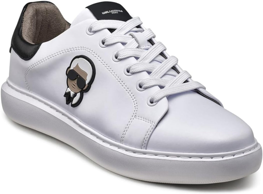 Karl Lagerfeld Men's Everyday Essential Leather Sneaker