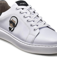 Karl Lagerfeld Men's Everyday Essential Leather Sneaker