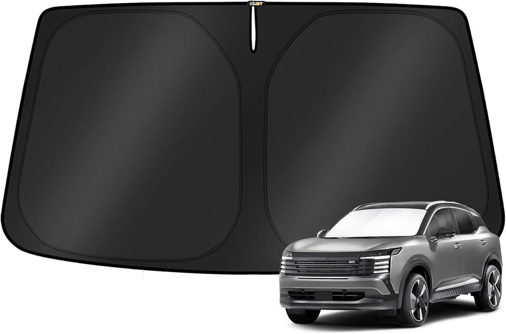 KUST Windshield Sun Shade for Nissan Kicks 2025 2026 Custom Fit Sunshade Accessories Foldable Sun Protector Block UV Ray
