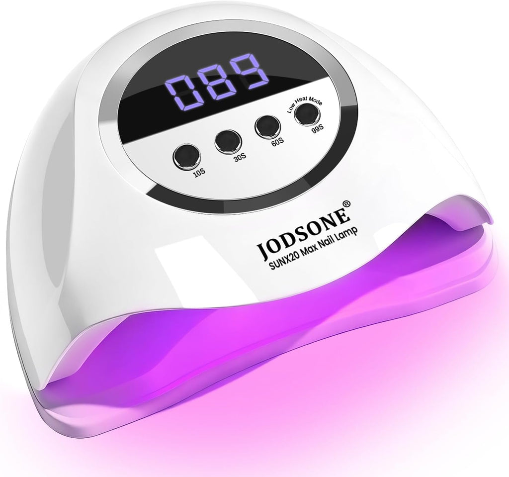 JODSONE U V LED Nail Lamp 320W, Nail Dryer for Gel Polish, Gel Nail Lamp with 72 Light Beads, Led Nail Light for Nails w