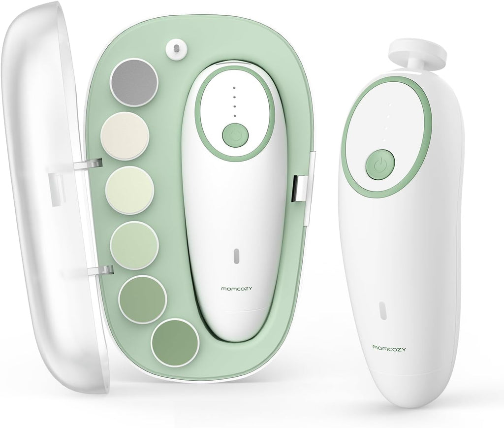 Momcozy Lima Eléctrica de Uñas para Bebé con Luz Nocturna
