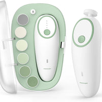 Momcozy Lima Eléctrica de Uñas para Bebé con Luz Nocturna