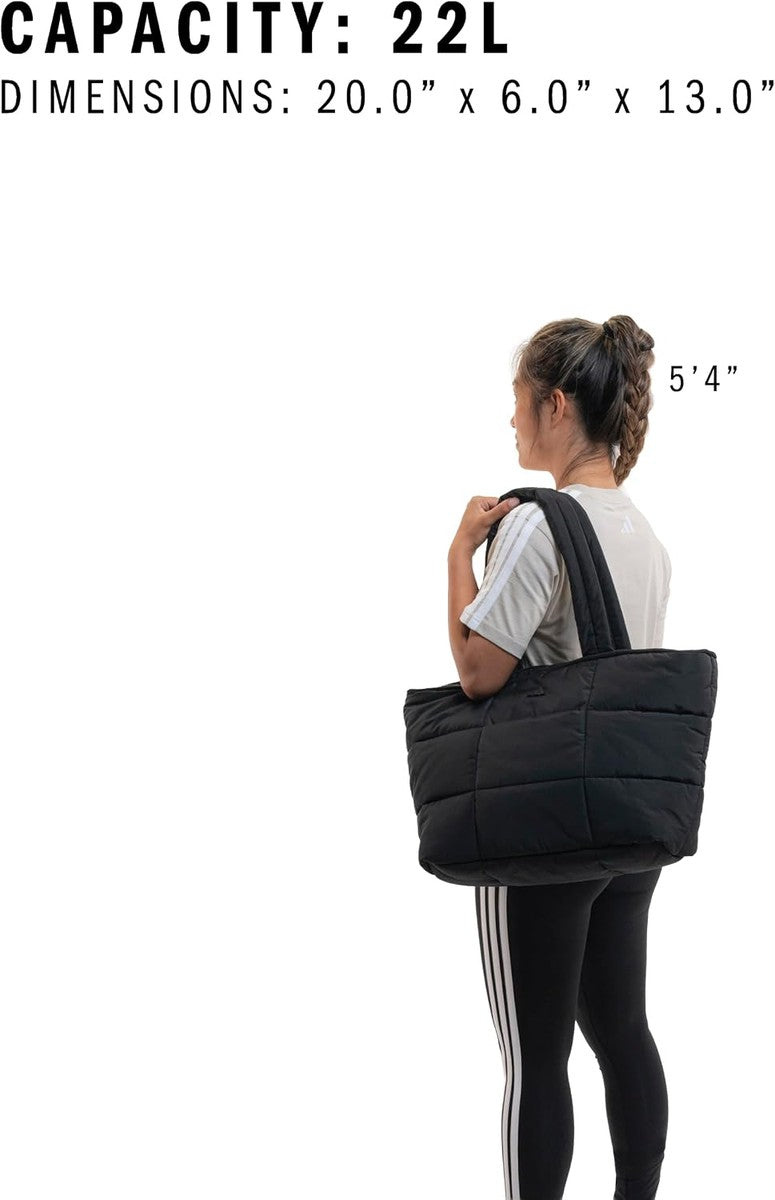 adidas Quilted Puffer Tote Bag
