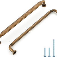 HOME EDIT Antique Brass Solid Cabinet Handles & Pulls 7-1/2 Inch 10 Pack