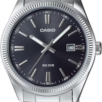 Casio Classic Silver Watch MTP1302D-1A1 - Black/Silver