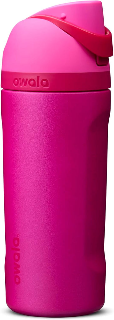 Owala FreeSip Kids Stainless Steel Water Bottle 16 oz Read My Lips