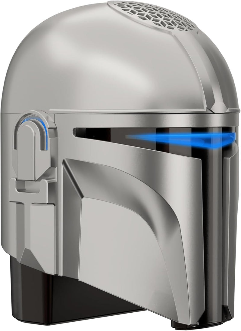 Paquete Echo Dot Star Wars: incluye Echo Dot, Deep Sea Blue y el soporte para casco Mandalorian