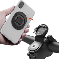 sincetop Bike Phone Mount,Mountain Bicycle Stem Phone Holder-Aluminum Handlebar Mini Phone Clip,Gravel/MTB/Road EBike Cy