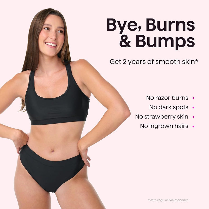 Wavytalk Dispositivo de depilación IPL, Bare It con rodillo de precisión para bikini facial y cuerpo – Larga duración e indoloro, 24J de doble pulso y enfriamiento de hielo, uso en casa para mujeres y