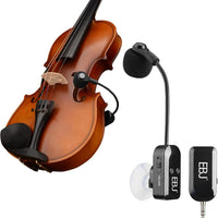 EBJ 2.4G Instrument Microphone Receiver with Detachable Suction Cup for Guitar Violin Cello Accordion Speakers Pickup St